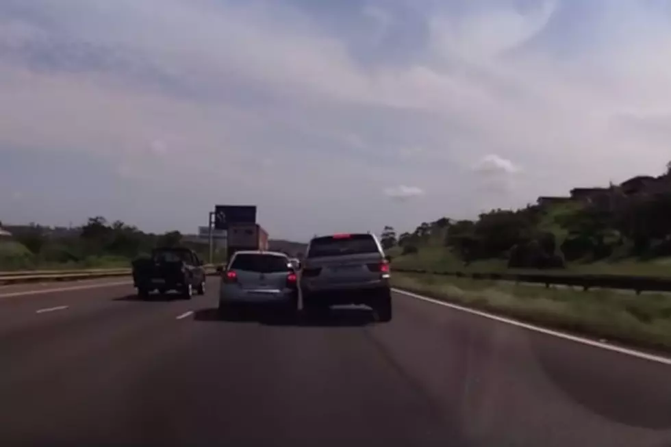 Road Raging Driver Gets Instant Karma On The Highway [VIDEO]