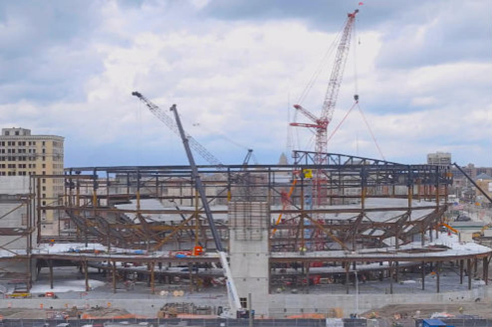 Red Wings New Arena Gets First Roof Truss Installed [VIDEO]