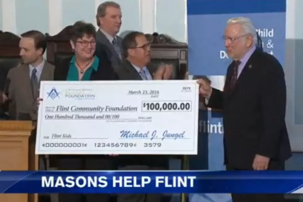 Michigan Masons Donate $100,000 To Flint [VIDEO]