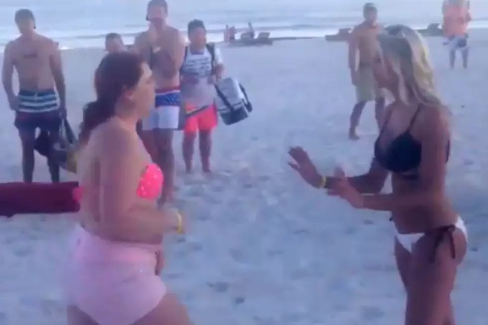 Mismatched Beach Chick Fight Ends How You Think &#8212; Boobs [VIDEO]
