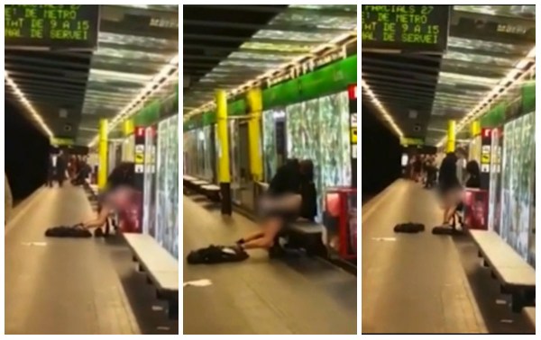 Couple Filmed At Public Train Station Having Sex NSFW VIDEO