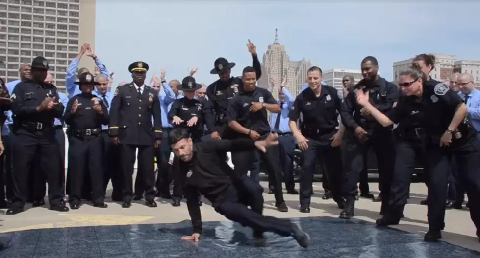 Detroit Police Department Breaks It Down in the Running Man Challenge [VIDEO]