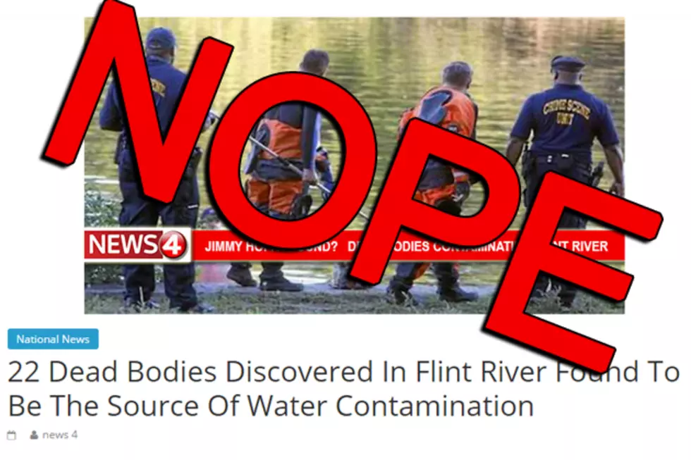 22 Dead Bodies + Jimmy Hoffa Found in Flint River? Yeah, About That…