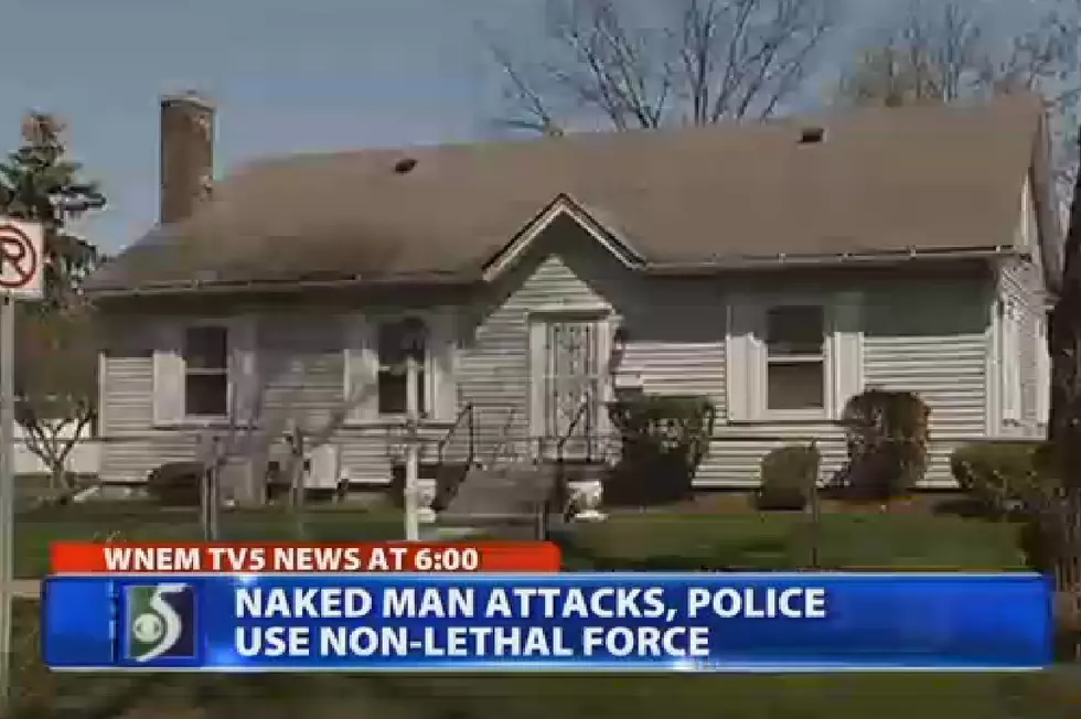 Naked Man Attacks Homeowner and Police In Saginaw [VIDEO]