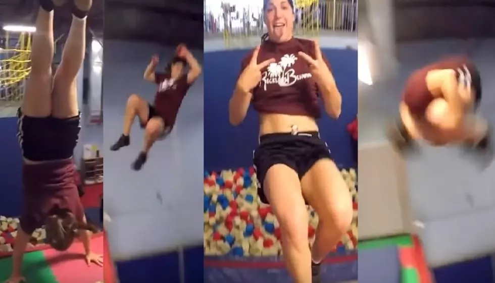 Awesome Indoor Trampoline Park Stunts Look Easier Than They Probably Are [VIDEO]