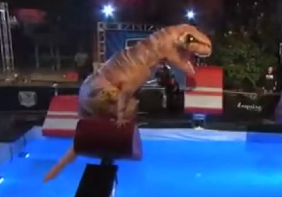 T-Rex Has Crowd Roaring While Competing on American Ninja Warrior [VIDEO]