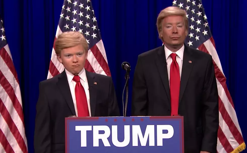 Jimmy Fallon as Trump Introduces his Running Mate Little Donald [VIDEO]