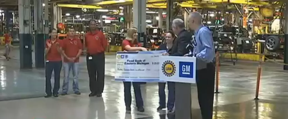 GM Employees Raise 19K For Eastern Michigan Food Bank [VIDEO]