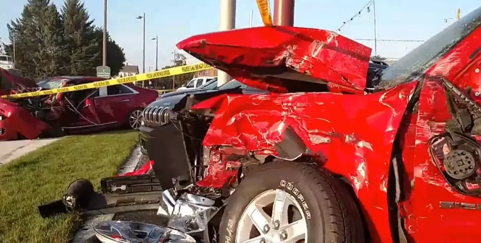 Drunk Driving Crash Causes Over $200,000 in Damages at Grand Haven Car Lot [VIDEO]