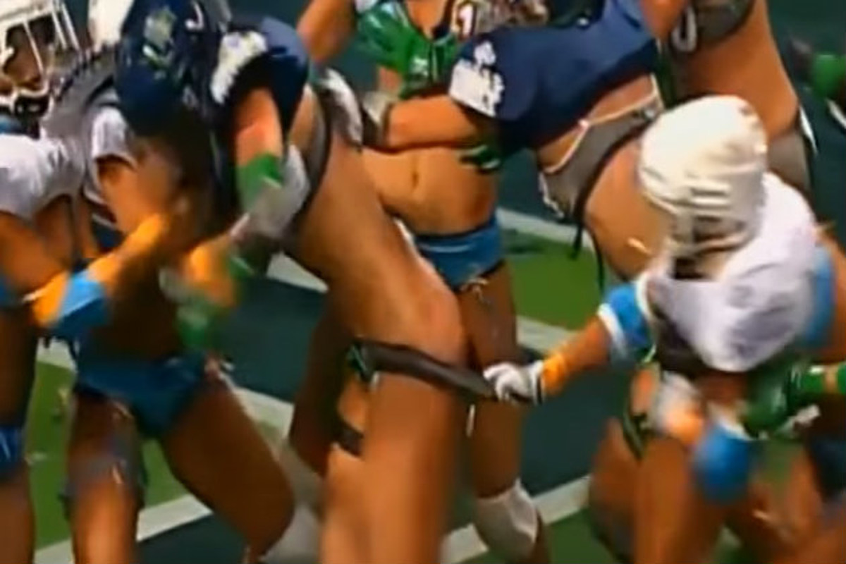Lingerie Football And Wardrobe Malfunctions Are A Perfect Match [VIDEO]