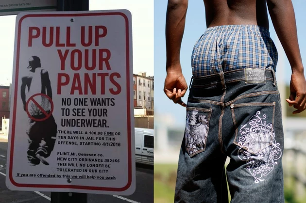 City rolls out 'Pull Up Your Pants' sign