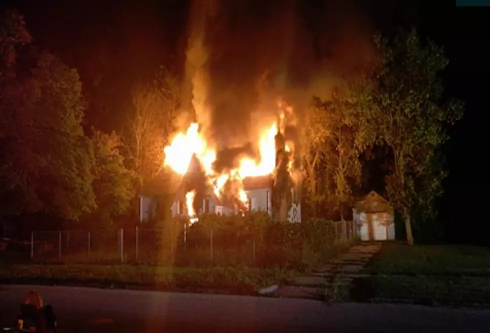 Flint House Scheduled To Be Demolished Burns Down [VIDEO]