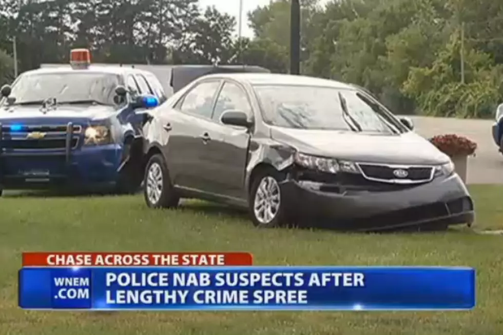 High Speed Police Chase Ends In Birch Run [VIDEO]