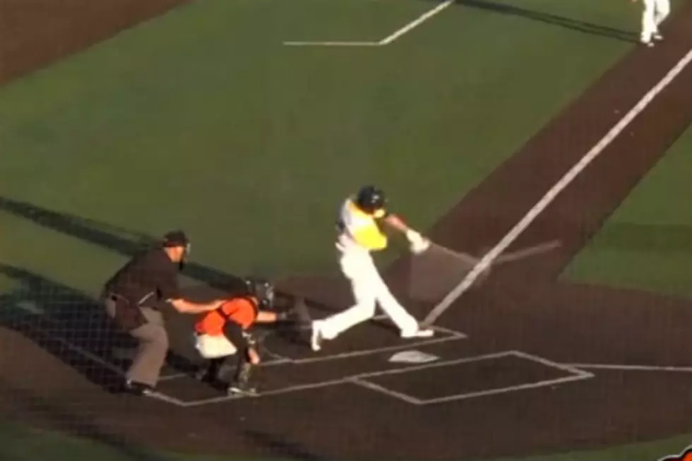 Player Hits Grand Slam And Breaks His Own Windshield [VIDEO]