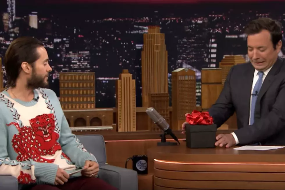 Jared Leto Gives Jimmy Fallon A Gift From The Joker [VIDEO]