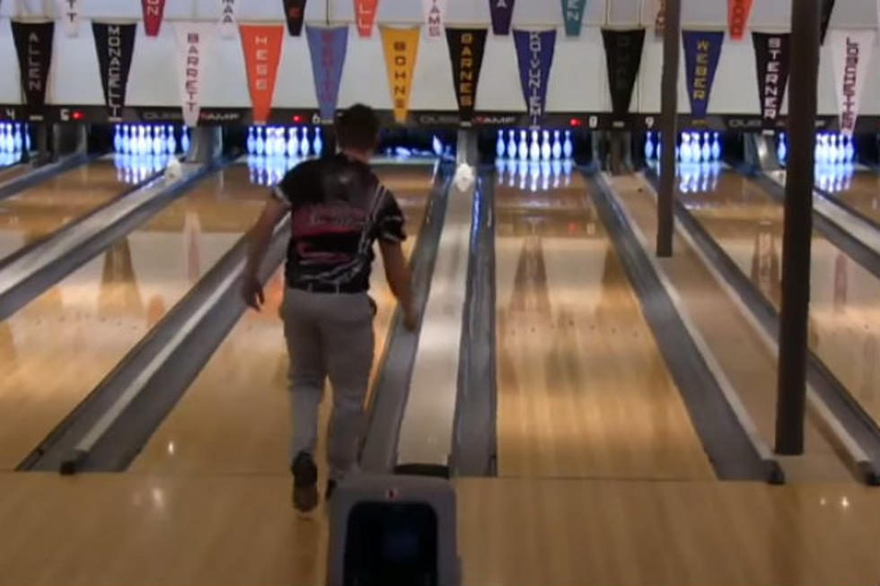 Bowling Pin Defies Gravity, Stands Back Up [VIDEO]
