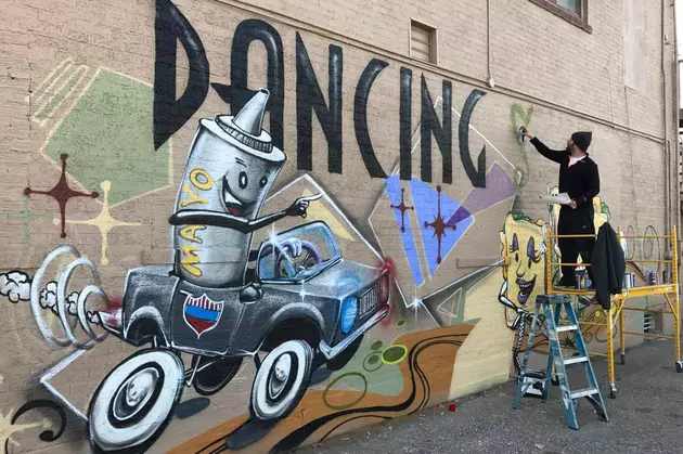 BJ&#8217;s Bar (aka Dancing Sandwiches) in Burton Gets an Artsy Facelift [PHOTOS]