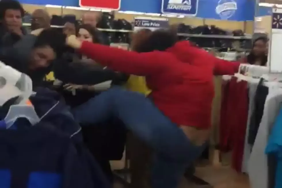 Burton Walmart Chick Fight Ends With Power Kick [VIDEO]