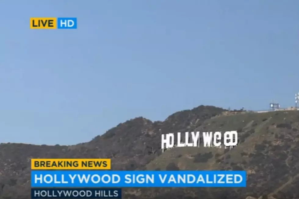Hollywood Sign Gets Makeover – Welcome to ‘Hollyweed’ [VIDEO]