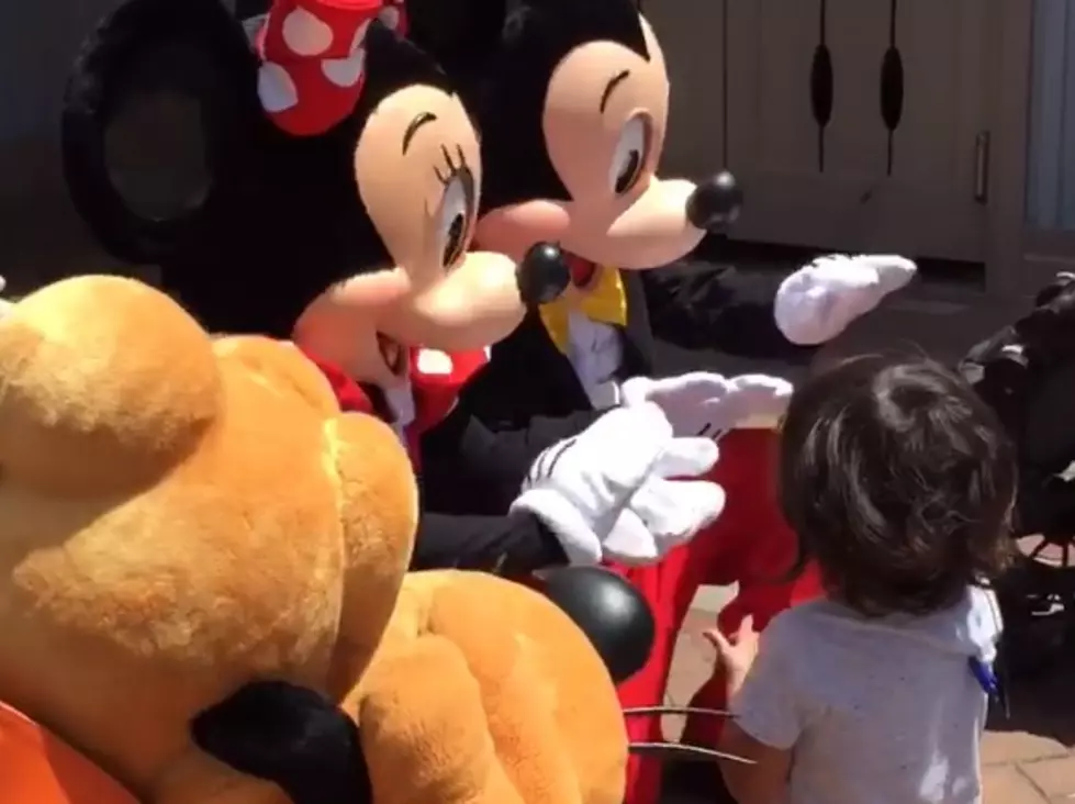 Disney Characters Use Sign Language To Talk To A Young Deaf Visitor [VIDEO]