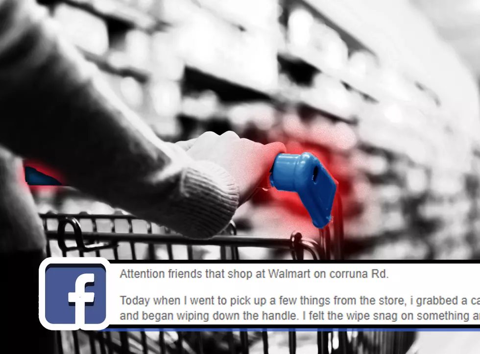 Woman Warns of Booby-Trapped Shopping Carts at Flint Walmart [PHOTO]