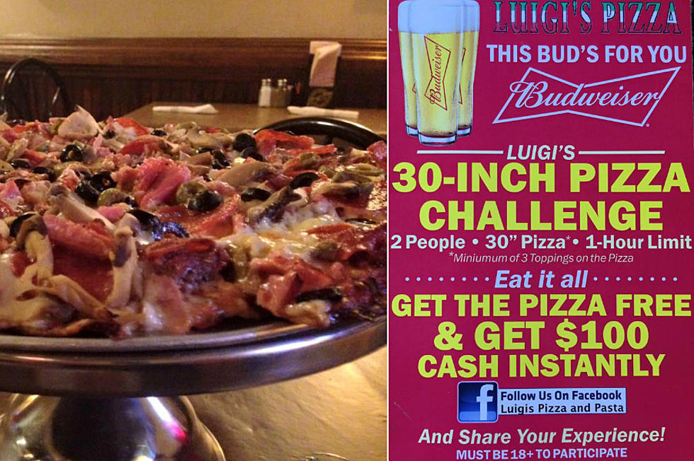 Don’t Get Too Excited for Luigi’s 30-Inch Pizza Challenge