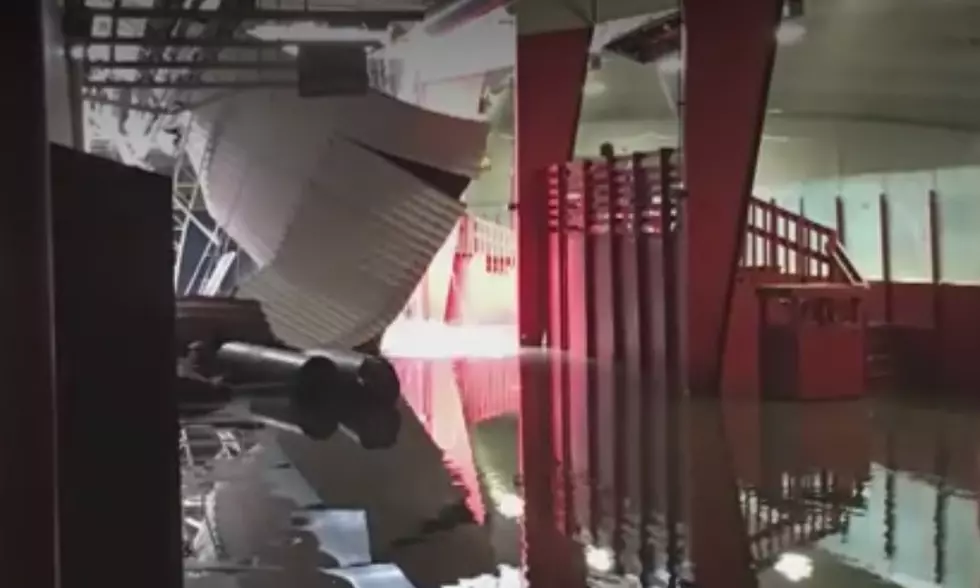 Waterford Ice Arena’s Roof Collapses After Heavy Rain [VIDEO]