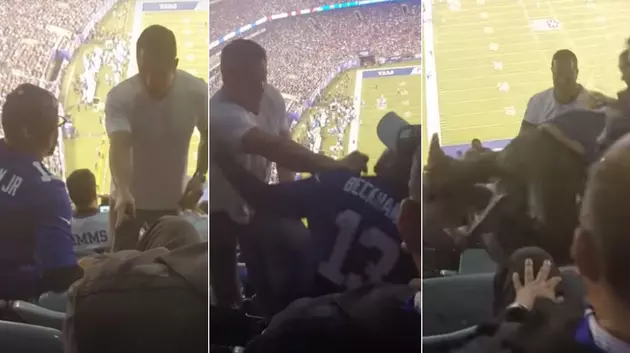Lions Vs. Giants &#8212; The Best Action Happened in the Stands [VIDEO]
