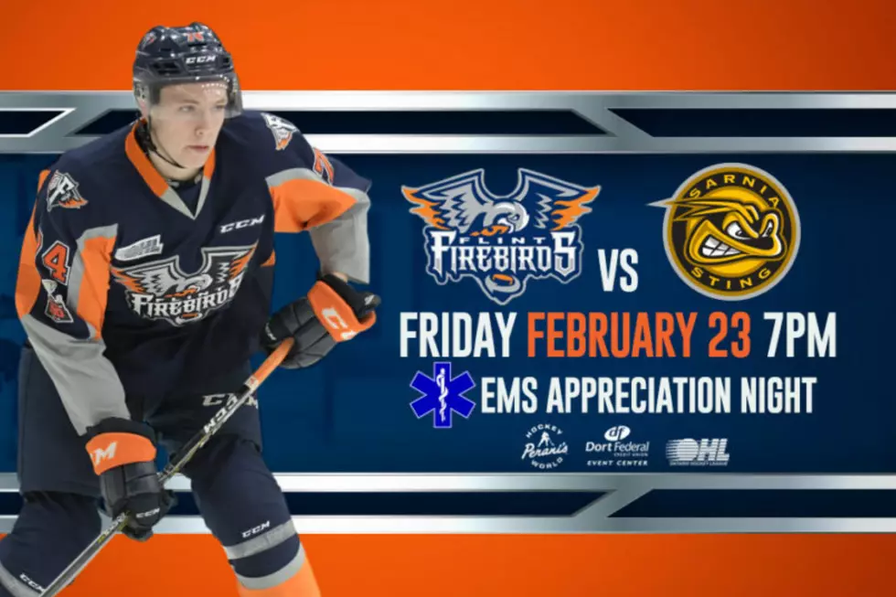 EMS Appreciation Night at Flint Firebirds Game is Tonight