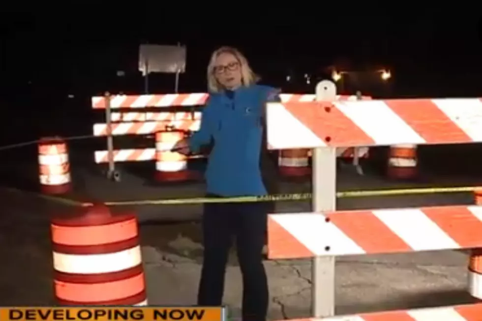 Michigan Pothole Leads To Road Collapse [VIDEO]
