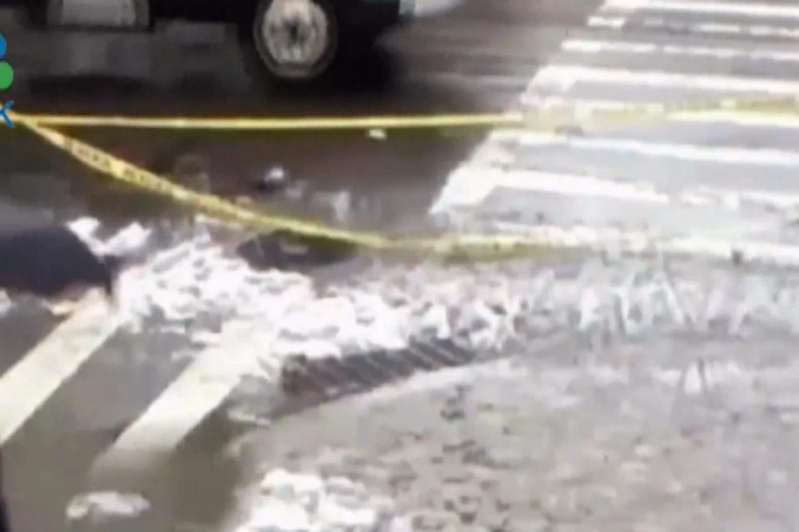 TV Interview Cut Short After Explosion Causes Flying Manhole Cover [VIDEO]