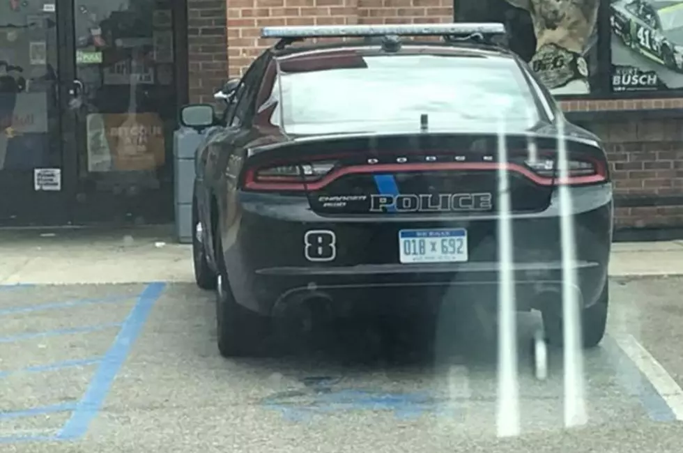 Burton Police Car Parked in Handicap Spot Sparks Heated Debate [PHOTO]