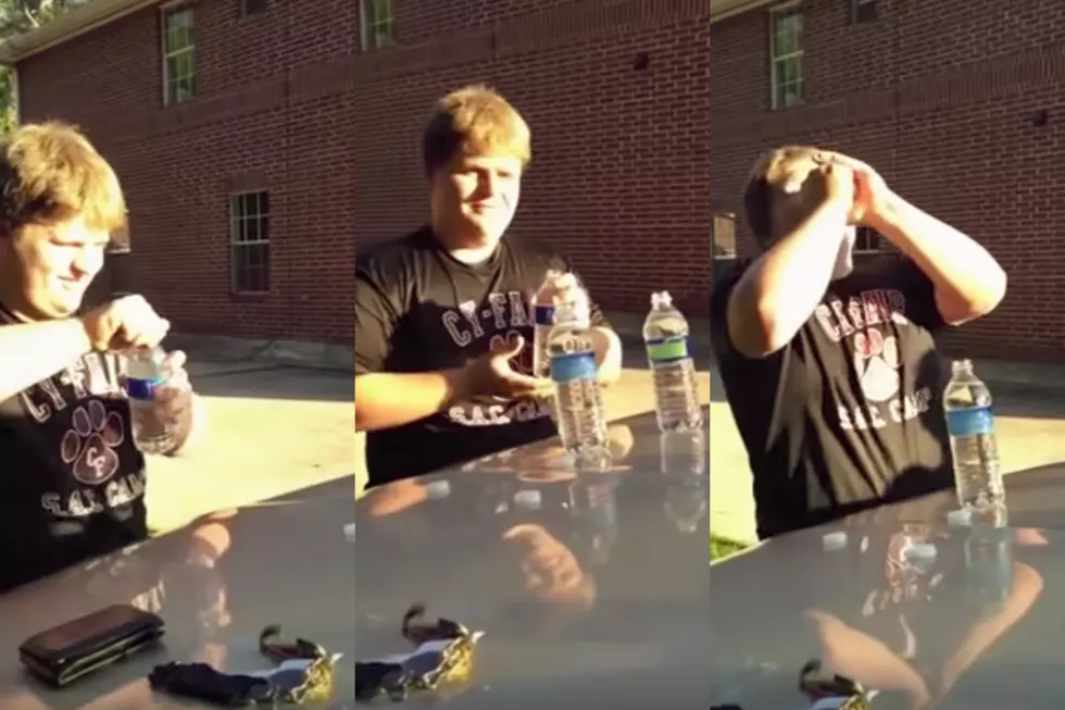 Kids Chugs Three Bottles of Water in Under Five Seconds [VIDEO]