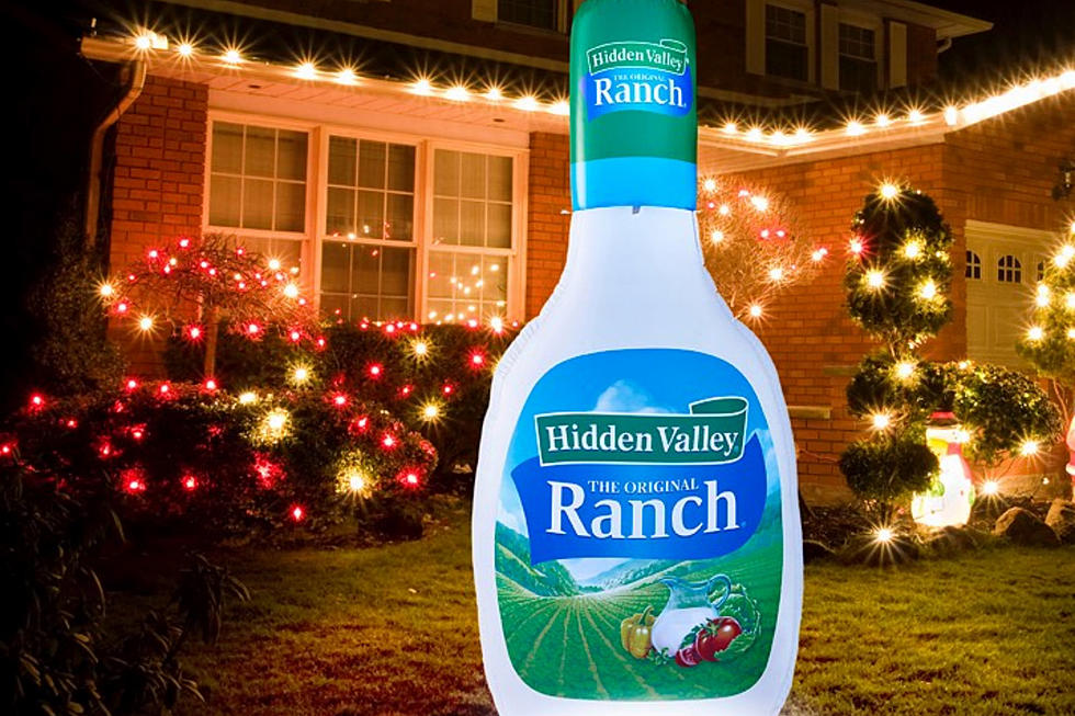 Deck Your Yard For the Holiday’s With A Inflatable Bottle Of Ranch Dressing