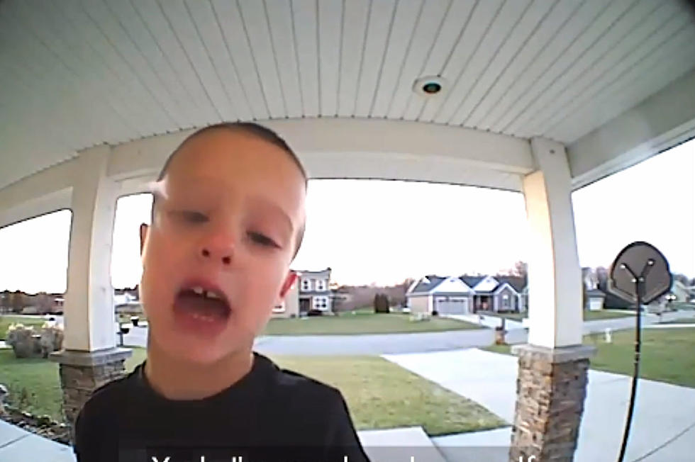 Michigan Kid Uses Doorbell Camera To Talk To Dad At Work – Video Goes Viral