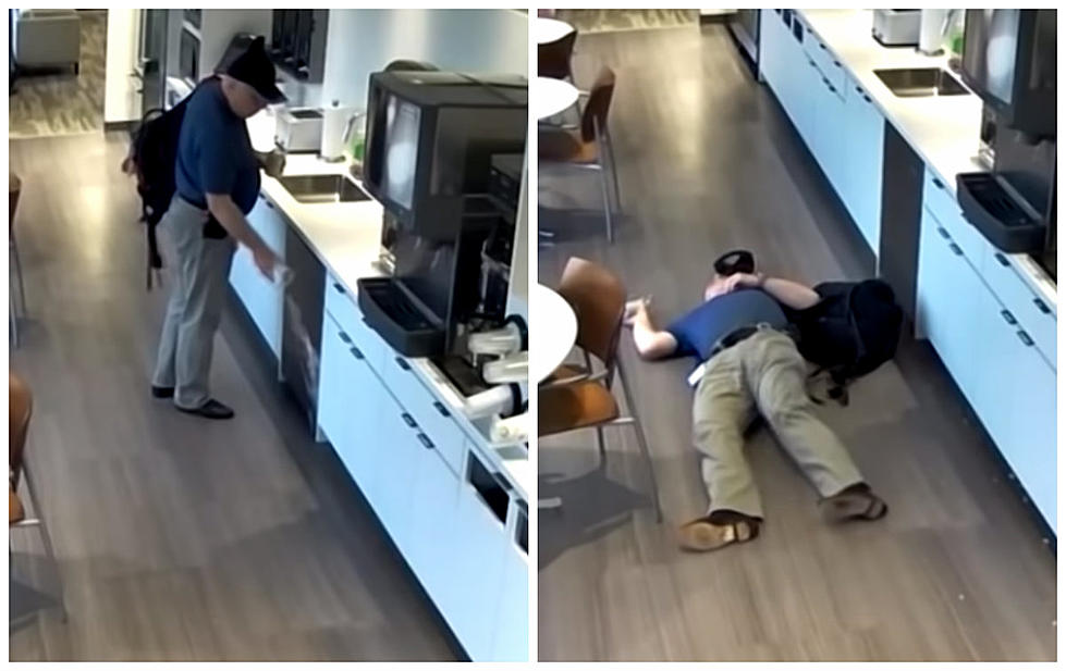 Caught On Camera – Man Fakes ‘Slip and Fall’ At Work For Insurance Money [VIDEO]