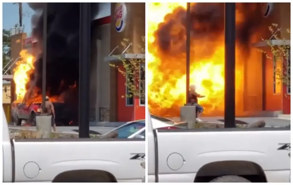 Truck Catches Fire, Then Explodes In Burger King Drive Thru [VIDEO]