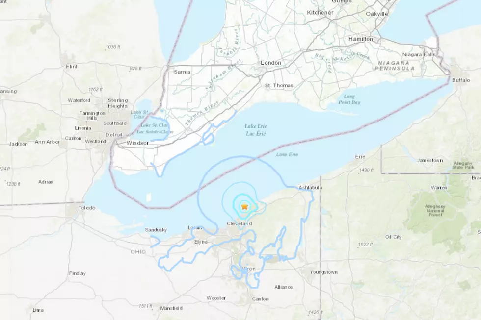 Earthquake Measuring 4.0 Reported in Lake Erie