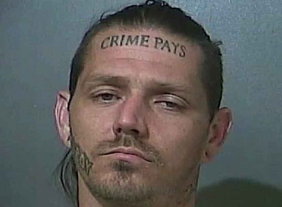 Man With ‘Crime Pays’ Face Tattoo Arrested – Again [VIDEO]