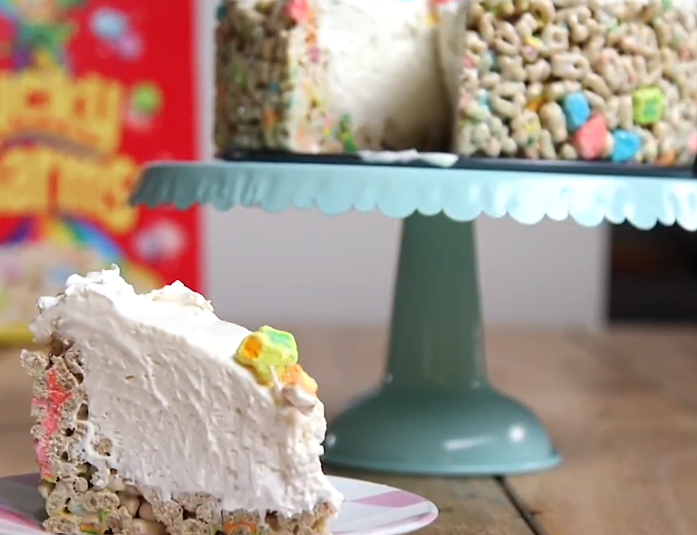 Lucky Charms Cheesecake – So Easy Even Maggie Can Make It [VIDEO]