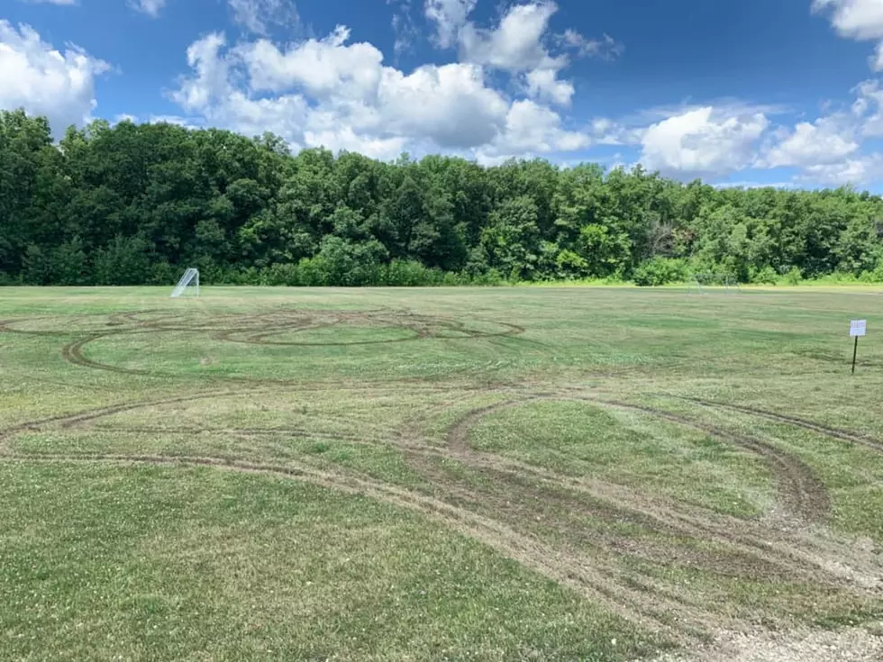 Police Searching for Idiots that Damaged Soccer Field in GB