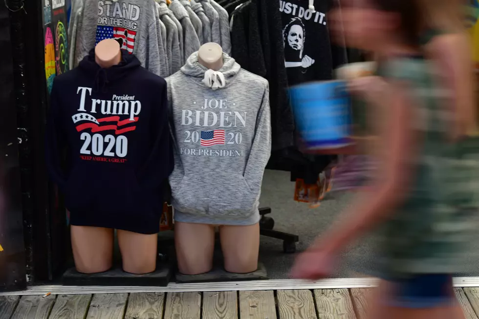 Trump and Biden Clothing Not allowed at Michigan Polls