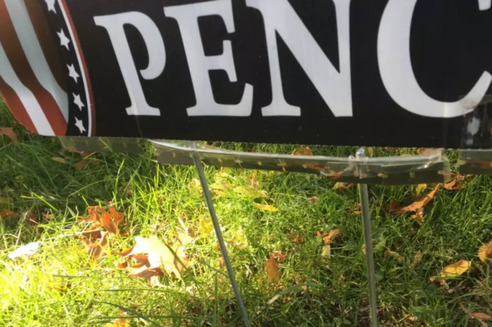 MI Man Slices Hand on Razor Blades Attached to a Booby-Trapped Trump Sign