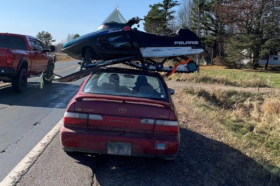 How Not to Transport Your Snowmobile Up North This Winter