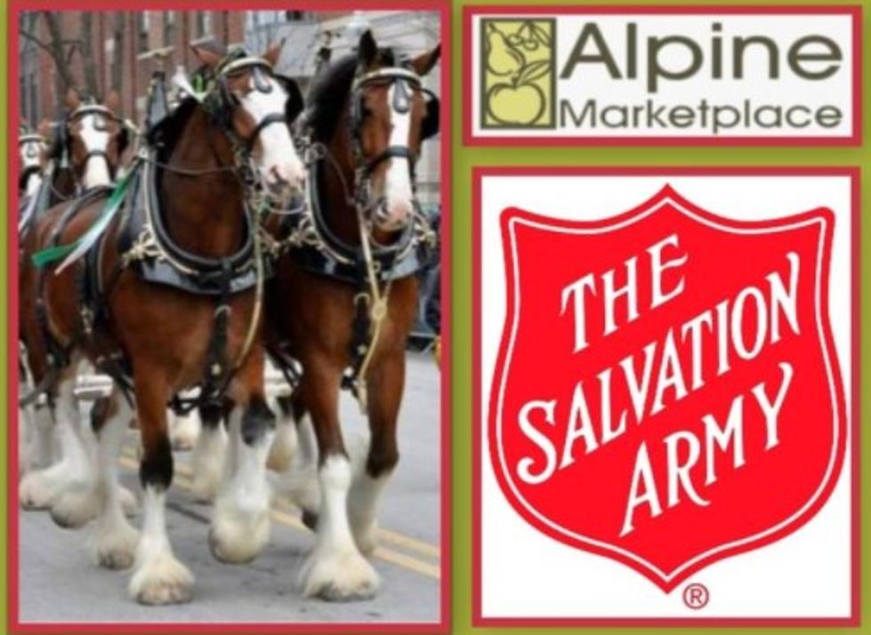Clydesdale Horses Part Of Salvation Army Fundraiser Saturday In Linden