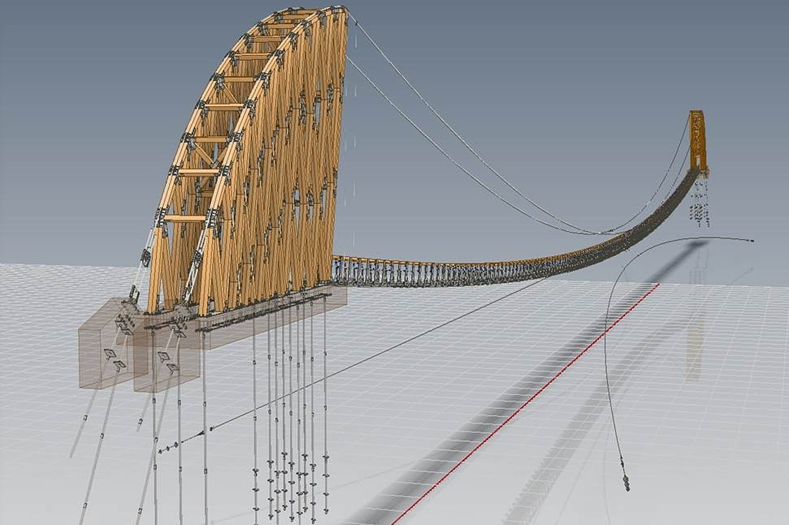 Wooden Suspension Bridge at Boyne Will Be the Worlds Largest