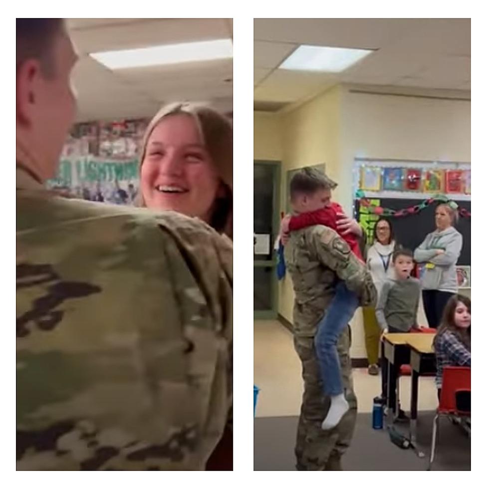 Lapeer Grad Serving In Air Force Surprises Brother and Sister At School