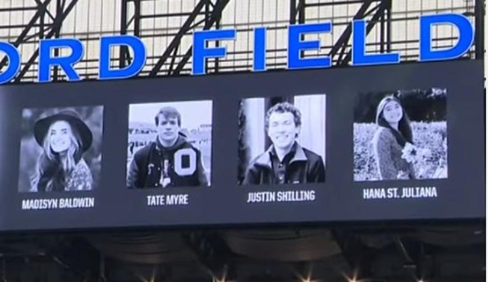 Detroit Lions Honor Oxford High School Before Game and After