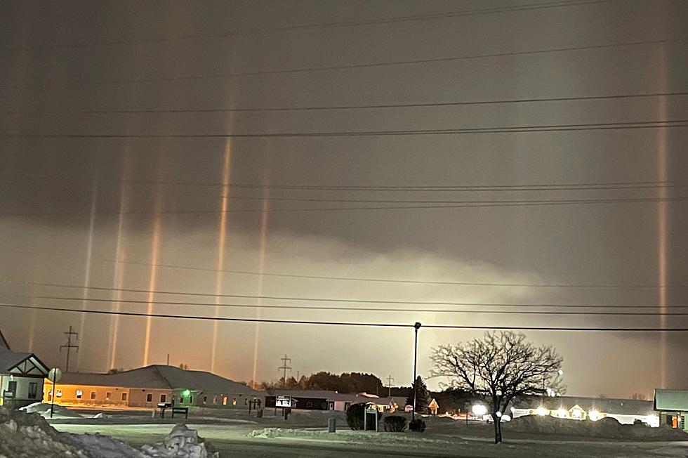 Vertical Lights in The Night Sky Over Michigan, What Was it?