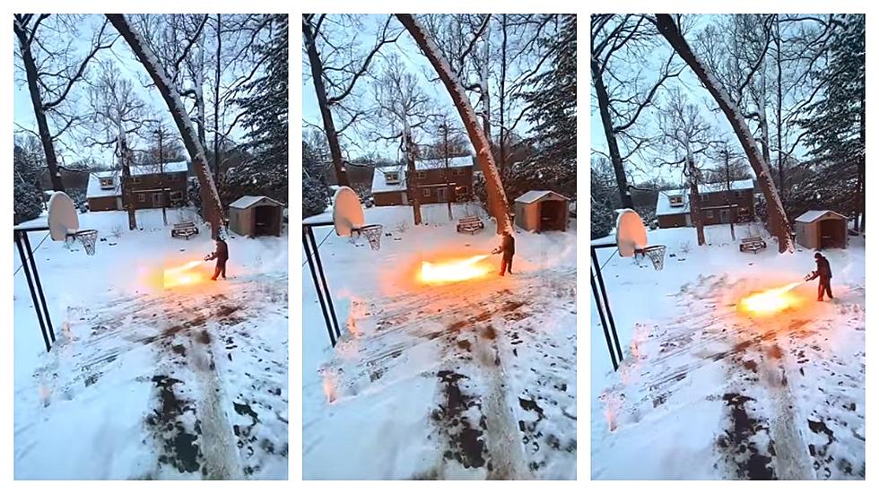 Who Needs A Shovel? Michigan Man Uses Blow Torch To Remove Snow